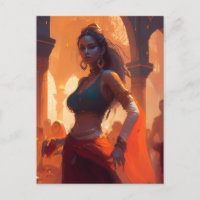 Enchanting belly dancer