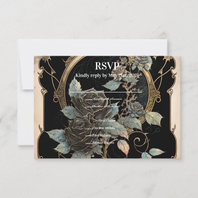 Enchanting Blooms RSVP Card (Front)