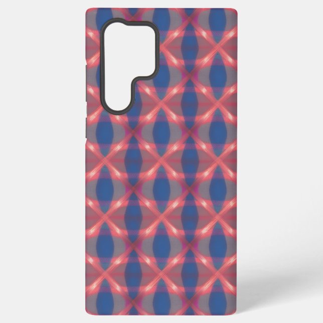 Enchanting Blue Plaid Phone Case (Back)