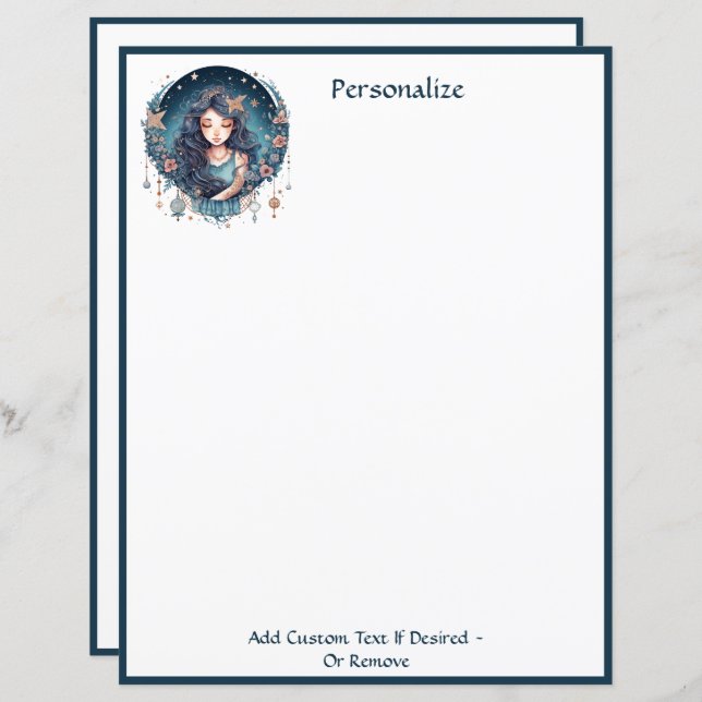 Enchanting Boho Goddess Elegant Chic Personalised (Front/Back)