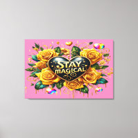 Enchanting Bouquet of Golden Roses And Heart36x24