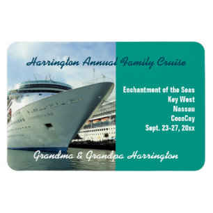 Enchanting Bow Stateroom Door Marker Magnet