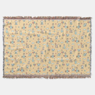 Enchanting children's throw blanket