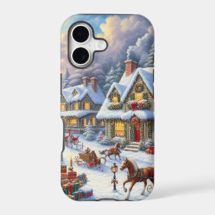 Enchanting Christmas Village Scene