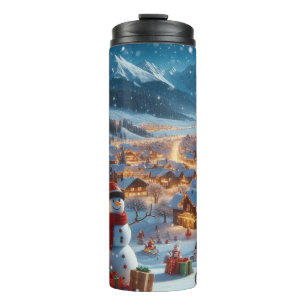 Enchanting Christmas Village Thermal Tumbler