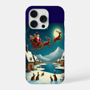Enchanting Christmas Winter Village Wallpaper 2025 iPhone 15 Pro Case