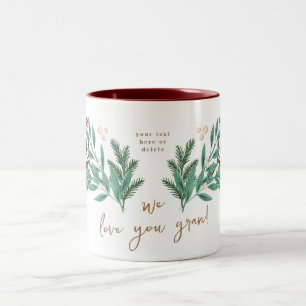 Enchanting Classic Elegance Christmas Holiday Two-Tone Coffee Mug