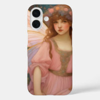 Enchanting Dreams: A Whimsical Pink Fairy Portrait