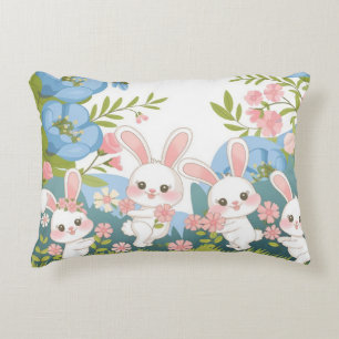 Enchanting Easter celebration design Decorative Cushion