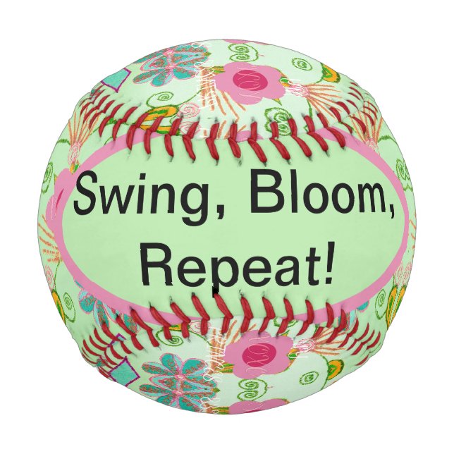 Enchanting Eclectic Garden: Diverse Floral Beauty  Baseball (Front)