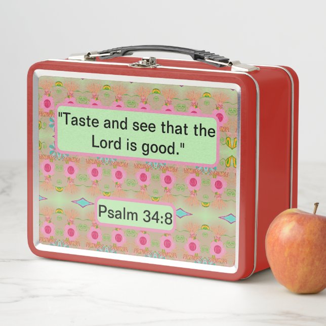 Enchanting Eclectic Garden: Diverse Floral Beauty Metal Lunch Box (In Situ)