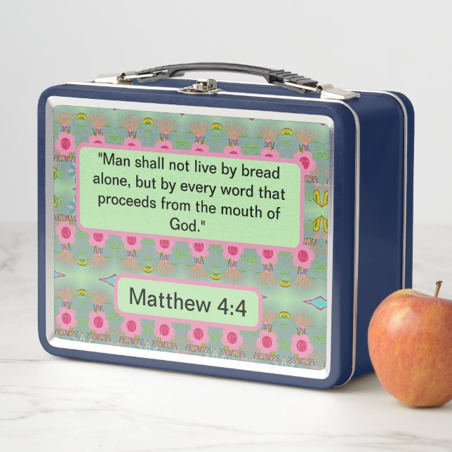 Enchanting Eclectic Garden: Diverse Floral Beauty Metal Lunch Box (In Situ)