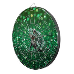 Enchanting Emergence: The Green Sparkle Frog Dartboard