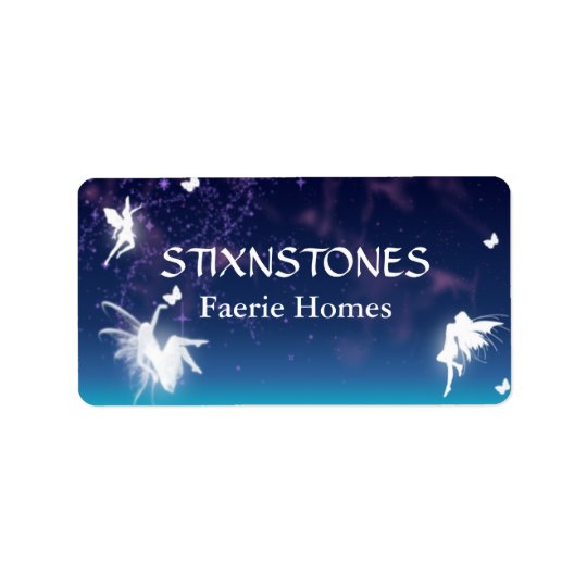 Enchanting Fairies Custom Label Address Label