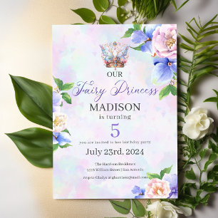 Enchanting Fairy Princess Customisable Invitation