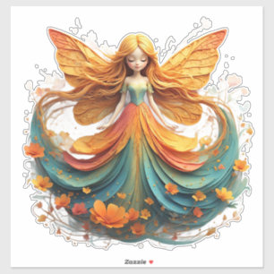 Enchanting Fantasy Fairy with Colourful Wings