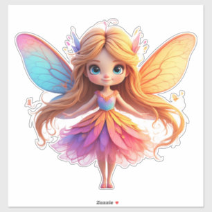 Enchanting Fantasy Fairy with Colourful Wings