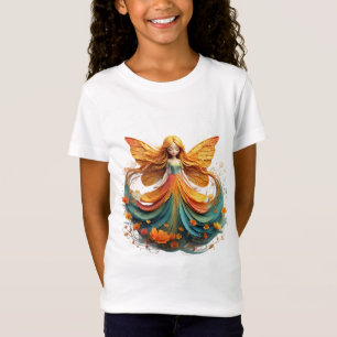 Enchanting Fantasy Fairy with Colourful Wings T-Shirt