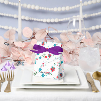 Enchanting Floral Design Favour Box