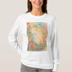 "Enchanting Flutter: Butterfly Womens T-shirts