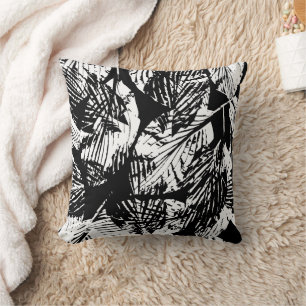 Enchanting Forest Foliage Seamless Pattern Cushion