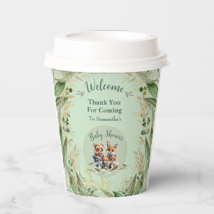Enchanting Forest Friends Baby Shower  Paper Cups