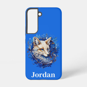 Enchanting Fox with Custom Name Samsung Galaxy Case