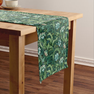 Enchanting French Green Collection Long Table Runner