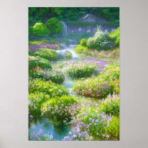 Enchanting Garden of Dreams Poster