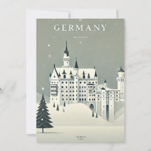 Enchanting German Christmas Holiday Card