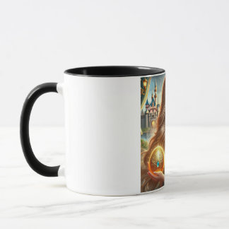 Enchanting Golden-Haired Princess Mug