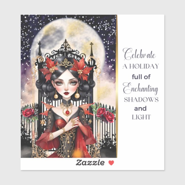 Enchanting Goth Fairy Christmas (Sheet)
