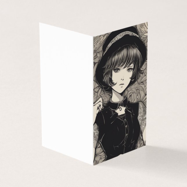 Enchanting Gothic LBD Little Black Dress Blank (Outside)