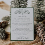 Enchanting Green Santa Claus Christmas Day Letter<br><div class="desc">We are always adding new designs weekly!</div>