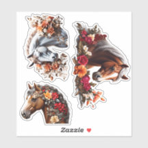 Enchanting Horses Vinyl Stickers Customise