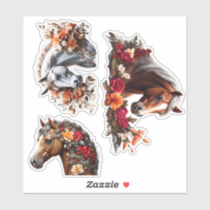 Enchanting Horses Vinyl Stickers Customize