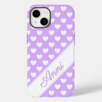 Enchanting Lavender, Custom Name Template, Hearts