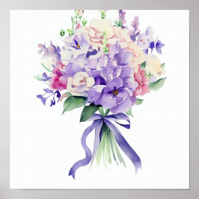 Enchanting Lilac, Attendants Bouquet Poster (Front)