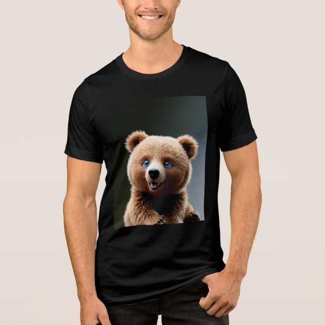 Enchanting Little Bear Tri-Blend Shirt (Front)