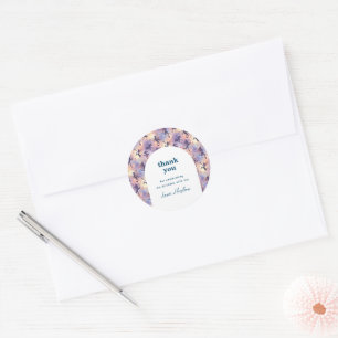 Enchanting Little Fairy Birthday Classic Round Sticker