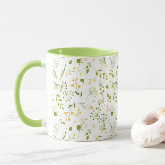 Enchanting Meadow Greenery Mug