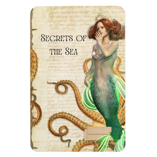 Enchanting Mermaid Magnet (Vertical)