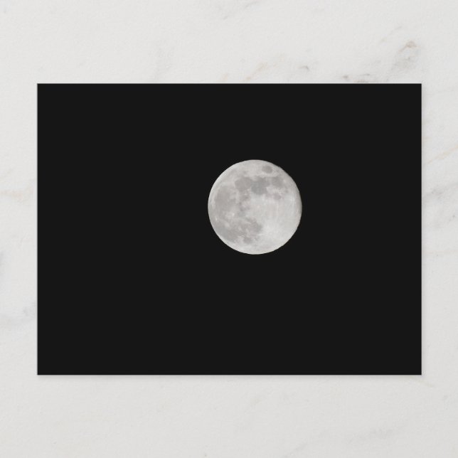 Enchanting Moon Photography Postcard (Front)