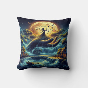 Enchanting Moonlight Serenade Cushion