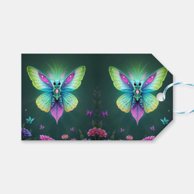 Enchanting Moonlit Fairy Gift Tags (Front (Horizontal))