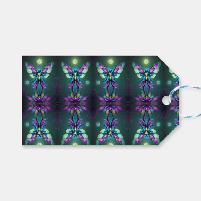 Enchanting Moonlit Fairy Gift Tags (Front (Horizontal))