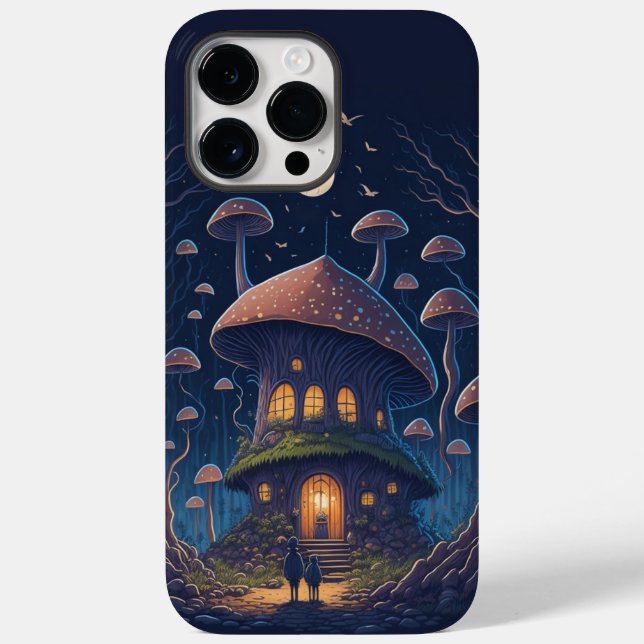 Enchanting Mushroom House Fairy Tale Case-Mate iPhone Case (Back)