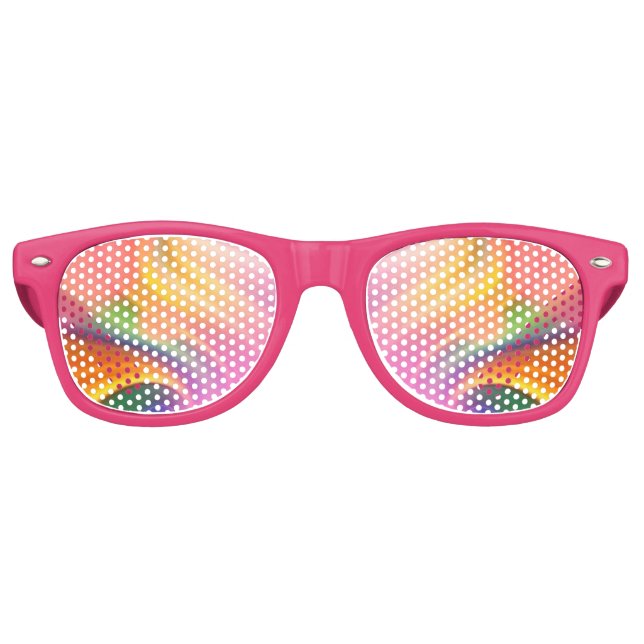 Enchanting northern lights (Aurora Borealis) Retro Sunglasses (Front)