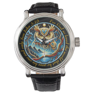 Enchanting Owl Timepiece Spiritual Wisdom Watch