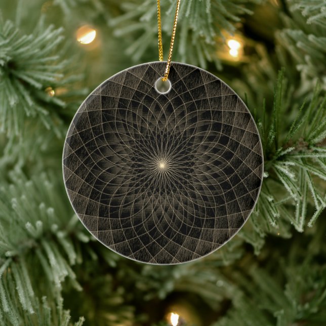 Enchanting Spirals: Retro Elegance Ceramic Tree Decoration (Tree)